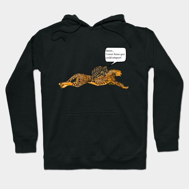 Fast & Slow: the Cheetah & the Tortoise Hoodie by firstsapling@gmail.com